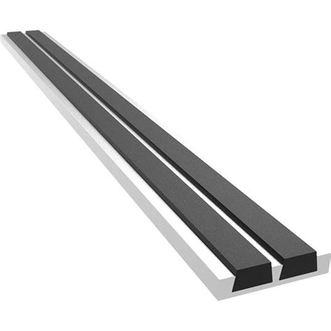 Inset Ribbed Bar Abrasive Stair Tread Nosing .